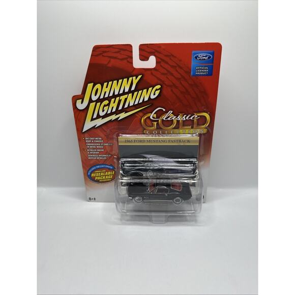 Johnny Lightning Classic Gold Collection 1965 Ford Mustang Fastback NEW - Picture 1 of 5